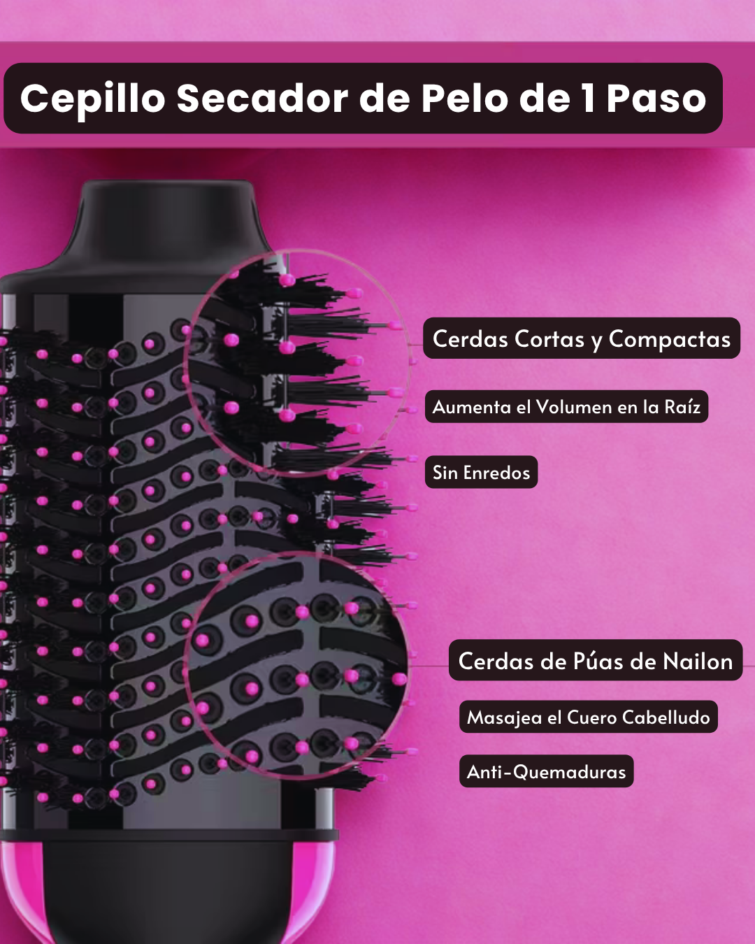 Cepillo Secador Pro 3 en 1