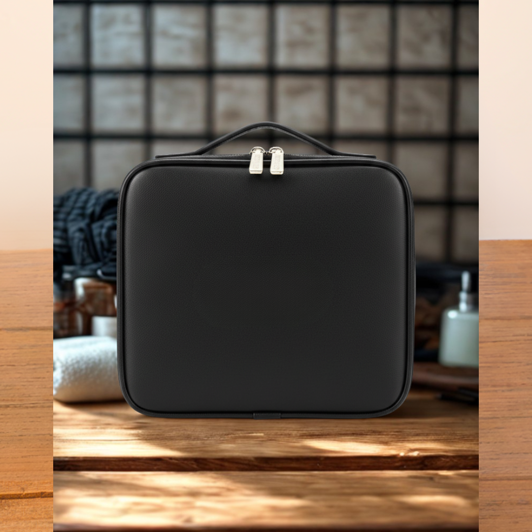 Maletín de Maquillaje Profesional con Espejo LED