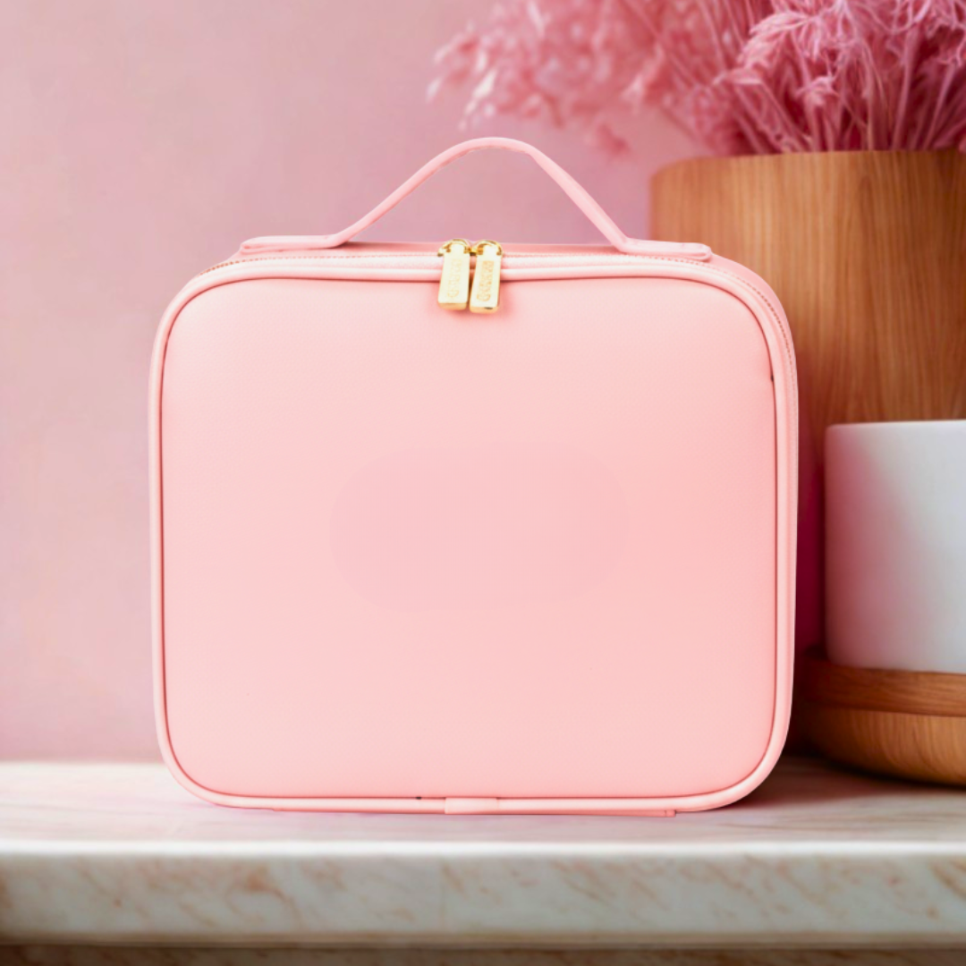 Maletín de Maquillaje Profesional con Espejo LED