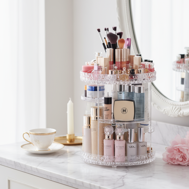 Organizador en tocador