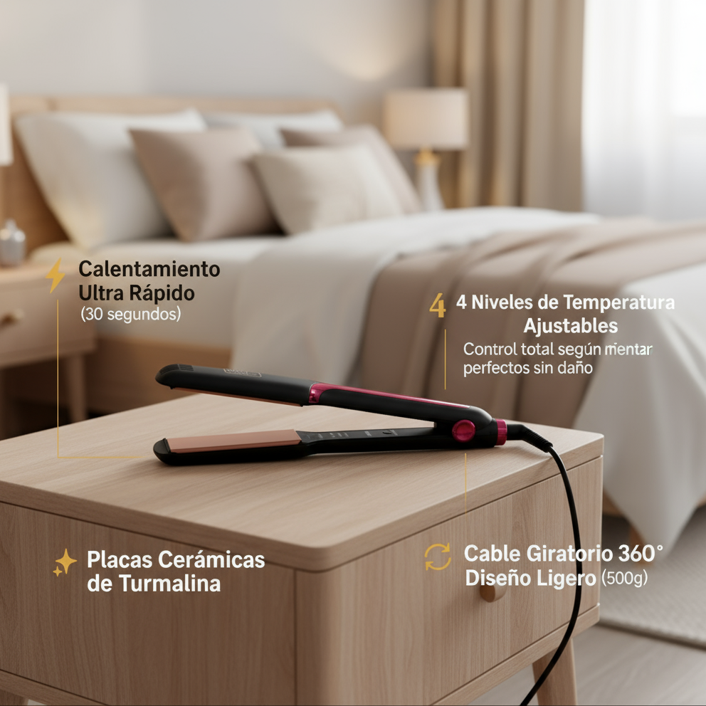 Plancha Alisadora Rápida 30s