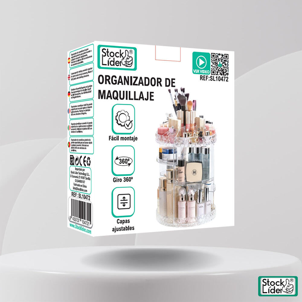 Organizador de Maquillaje Giratorio 360